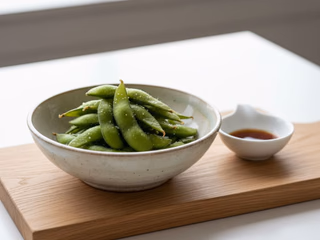 Edamame served at Hito
