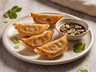 Gyoza served at Hito