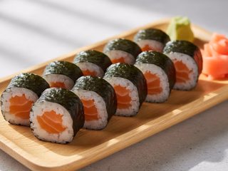 Hosomaki Sake-Maki served at Hito