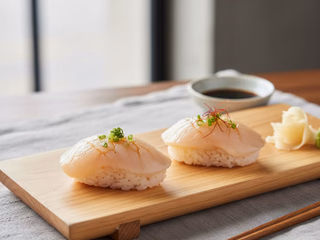 Nigiri Hotategai served at Hito