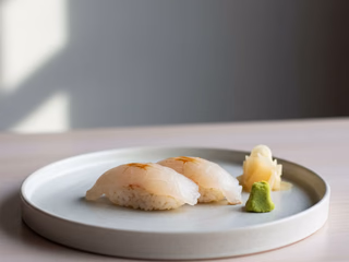 Nigiri Shiromi Sakana served at Hito