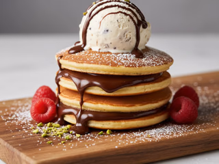 Postre Dorayaki served at Hito